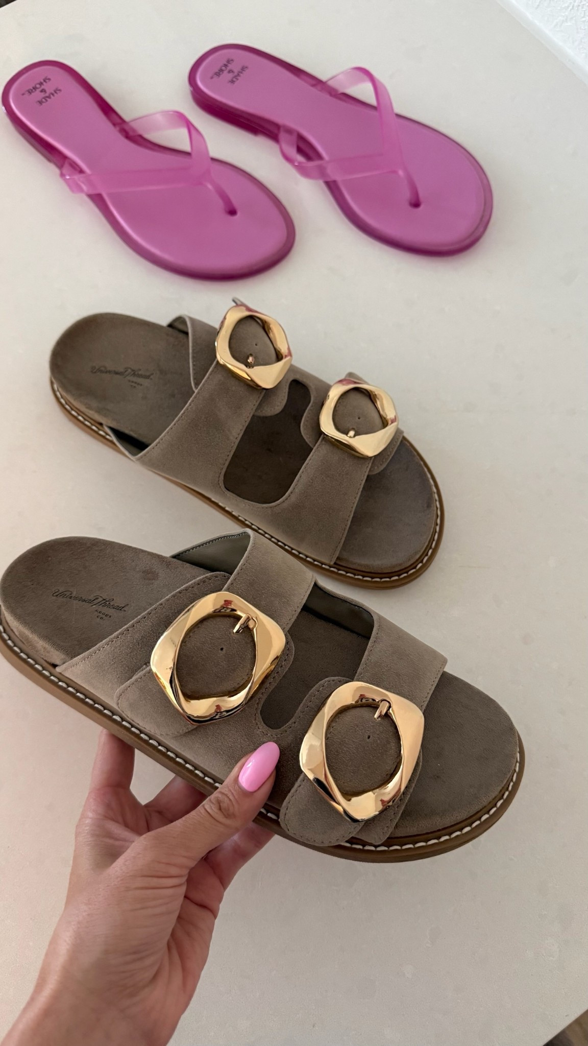 Target sandals are 40% off today only!!! ✨ obsessed with these!! 

Target sale, target shoes, women’s sandals, Birkenstock, pink sandals, jelly sandals, buckle sandals 

#LTKootd #LTKSeasonal #LTKSaleAlert