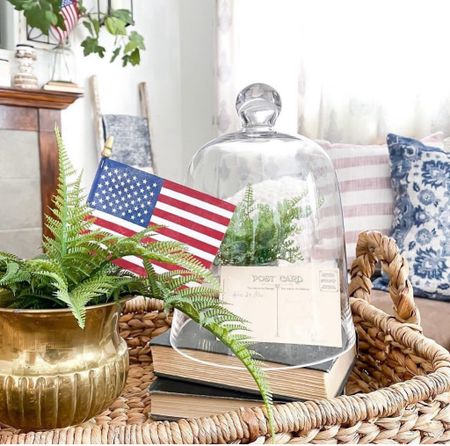The living room is summer ready with a few simple patriotic touches, and some American flags!

#LTKStyleTip #LTKHome #LTKSeasonal