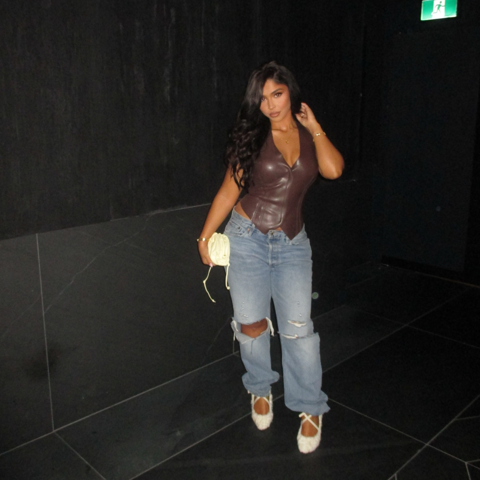 Dinner outfit 🤎 size down in the top! 