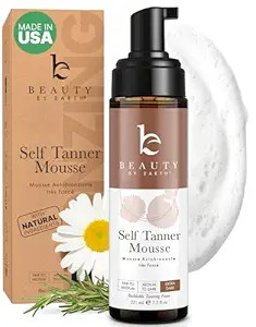Self Tanner Mousse - USA Made with Natural & Organic Ingredients, Self Tanning Mousse Foam for Ul... | Amazon (US)