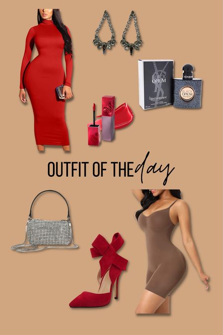 Red and silver outfit of the day! 

#LTKfit #LTKSeasonal #LTKHoliday