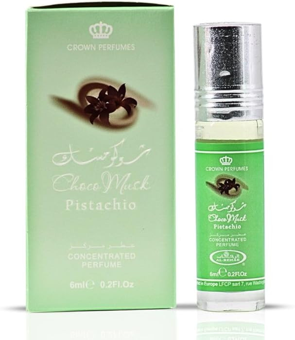 Al-Rehab Choco Musk Pistachio Perfume Oil Roll-On - 6ml (0.2 oz) | Nutty Gourmand Fragrance with ... | Amazon (US)