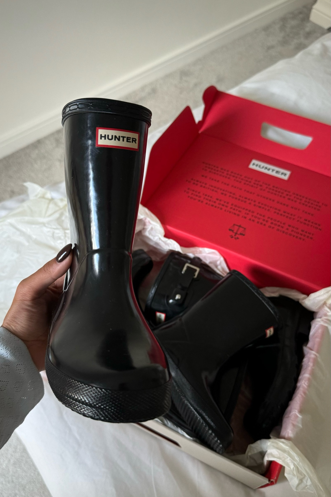 it’s rainy season ☔️🌧️🌂💧 - matching wellies for my daughter and I 