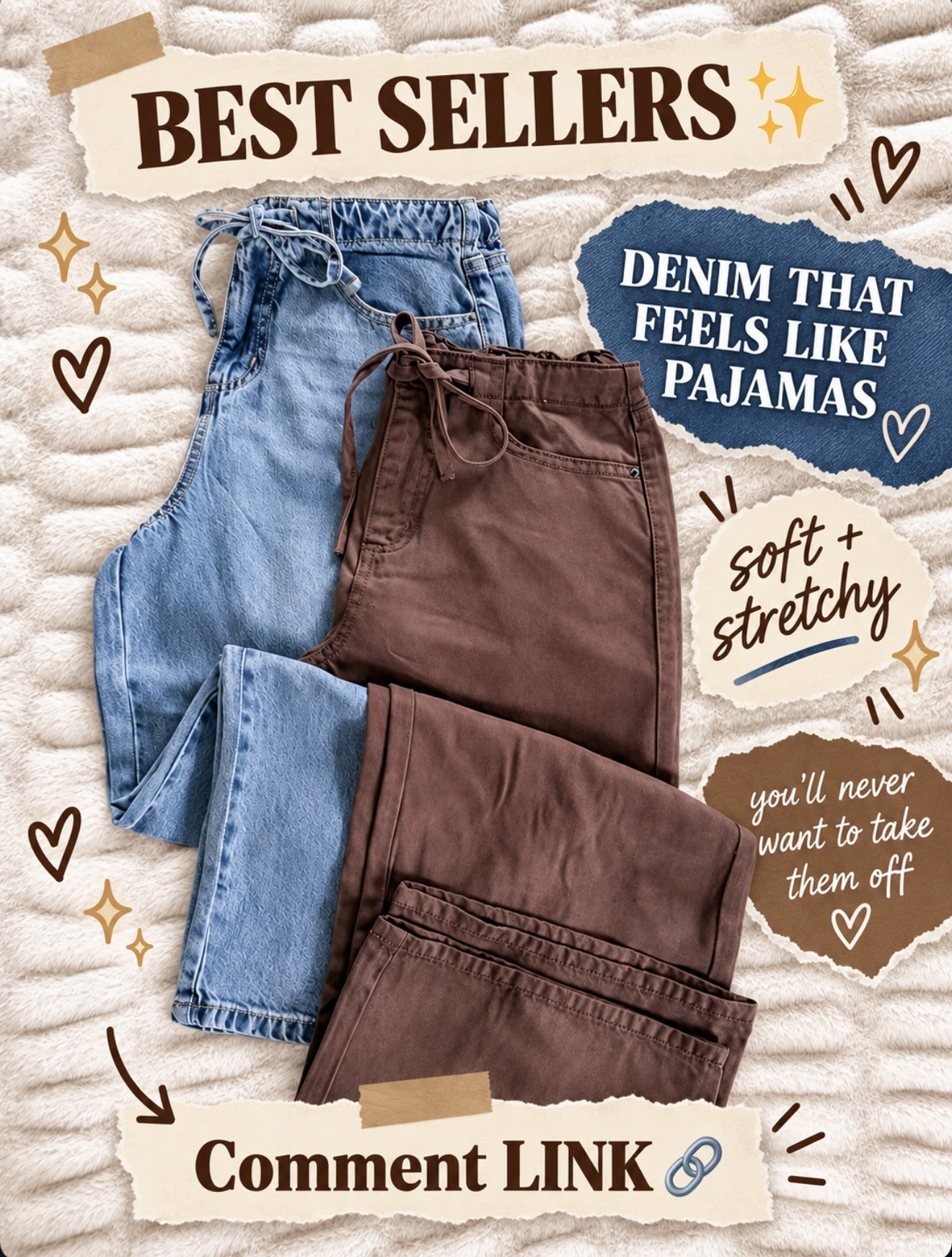 Denim that actually feels like pajamas 😍 These pull-on jeans are soft, stretchy and ridiculously comfortable—you’ll never want to take them off! Comment LINK and I’ll send them to you 🔗⬇️

#LTKOver40 #LTKootd #LTKmomlife