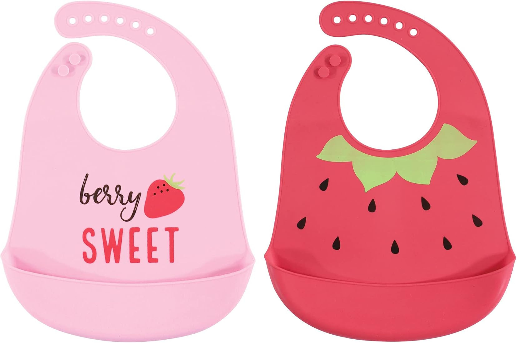 Hudson Baby Unisex Baby Silicone Bibs | Amazon (US)