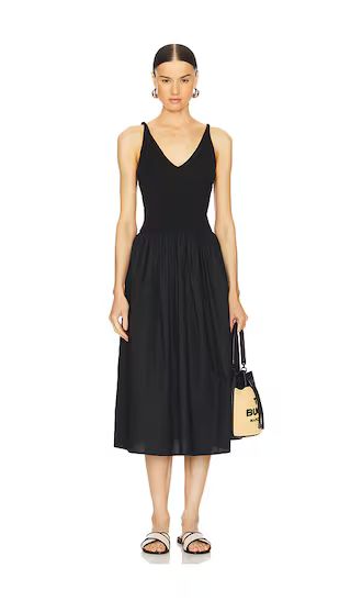 Franca Midi Dress in Black | Revolve Clothing (Global)