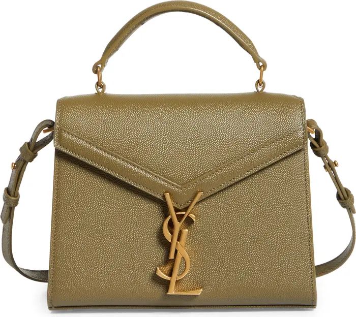Saint Laurent Mini Cassandra Leather Top Handle Bag | Nordstrom | Nordstrom