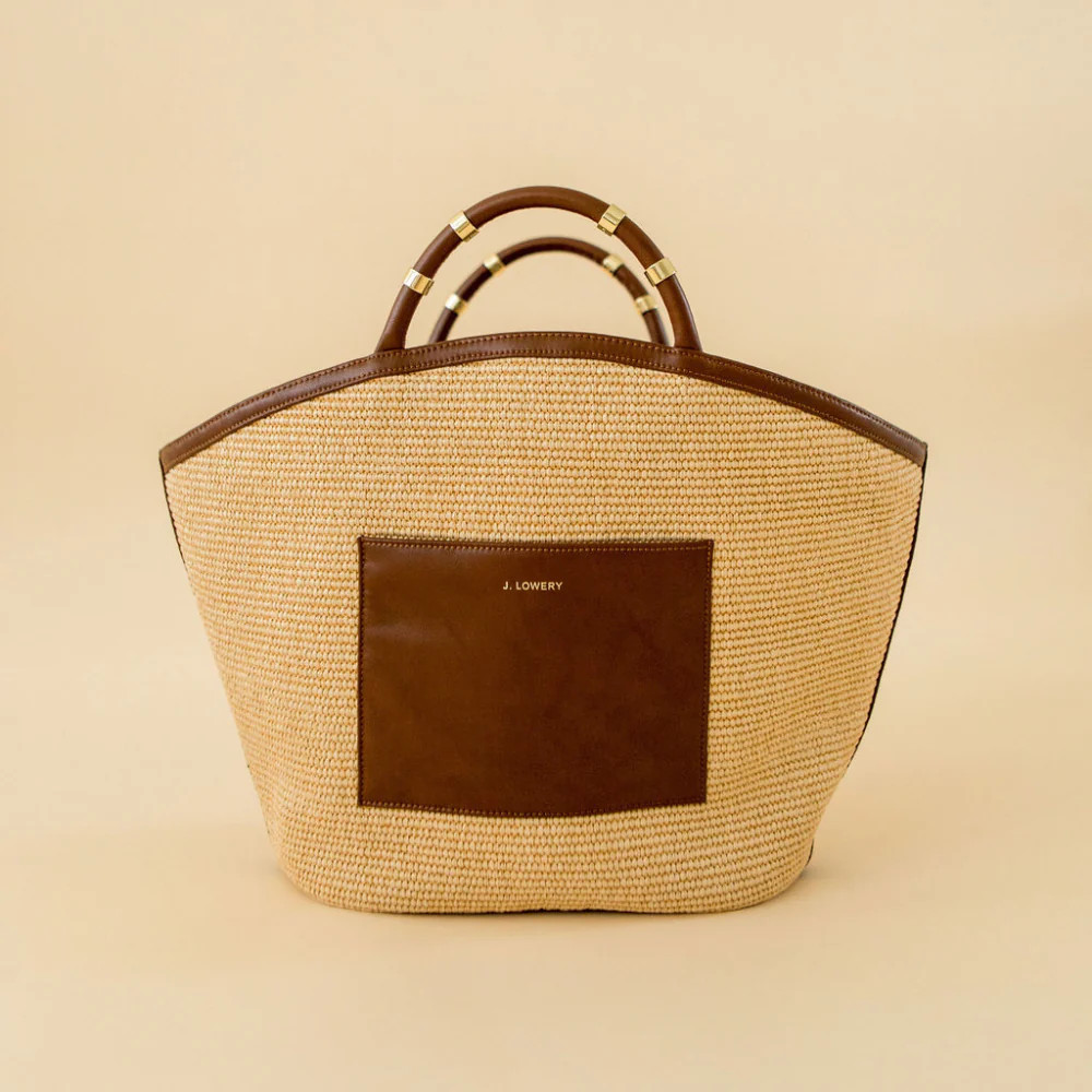 J. LOWERY Raffia Tote | J. LOWERY
