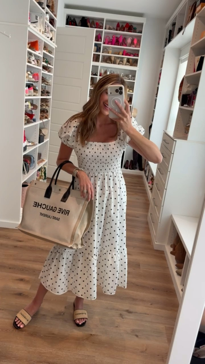 In a small dress, sandals, bag and accessories - fits tts.

#LTKSeasonal #LTKootd #LTKgrwm