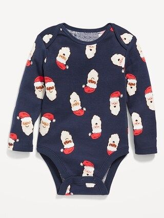 Unisex Long-Sleeve Printed Bodysuit for Baby | Old Navy (US)