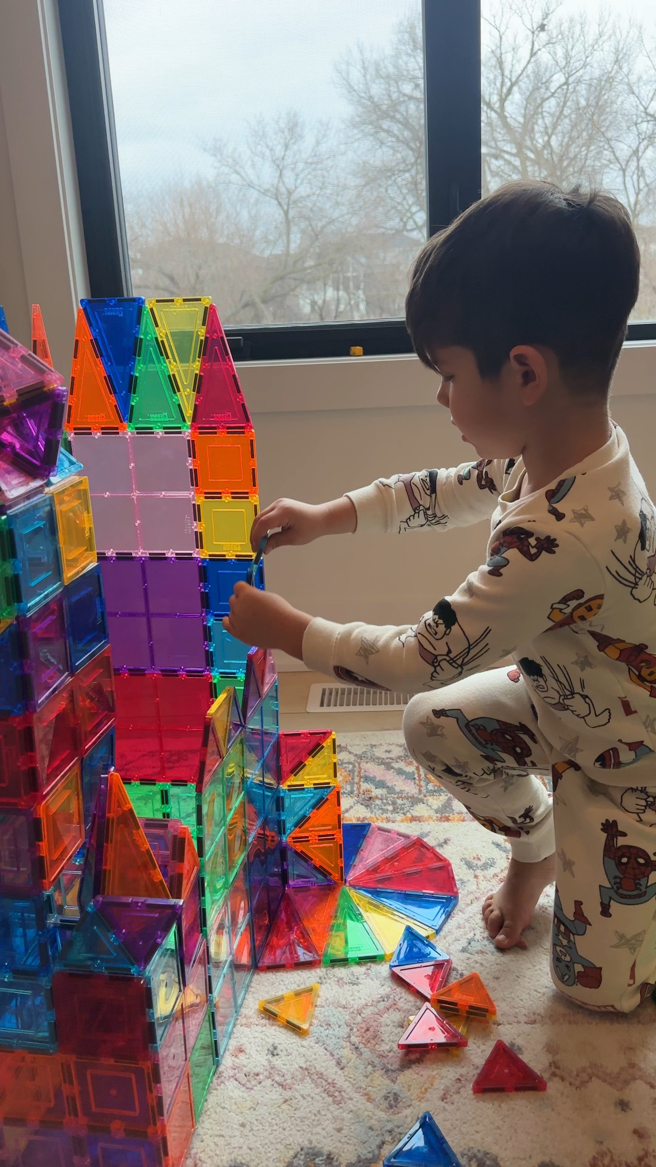 These magnetic tiles have been a HIT with all 3 kids. I got a 2nd set so we can build our towers bigger. Even I like playing with these haha 

#LTKWatchNow #LTKKids #LTKGiftGuide