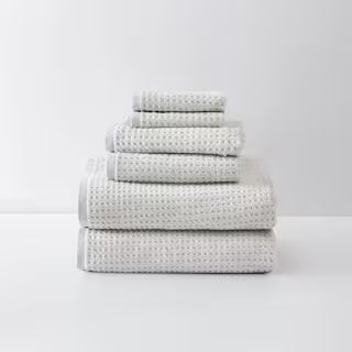 Tommy Bahama Northern Pacific 6-Piece Beige Cotton Towel Set USHSAC1166023 - The Home Depot | The Home Depot