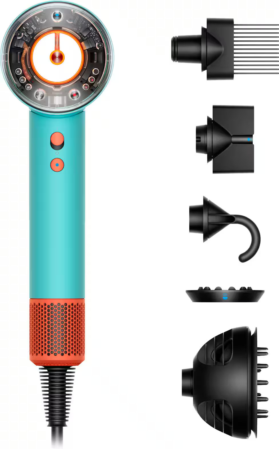 Dyson - Supersonic Nural Hair Dryer - Ceramic Patina/Topaz | Best Buy U.S.