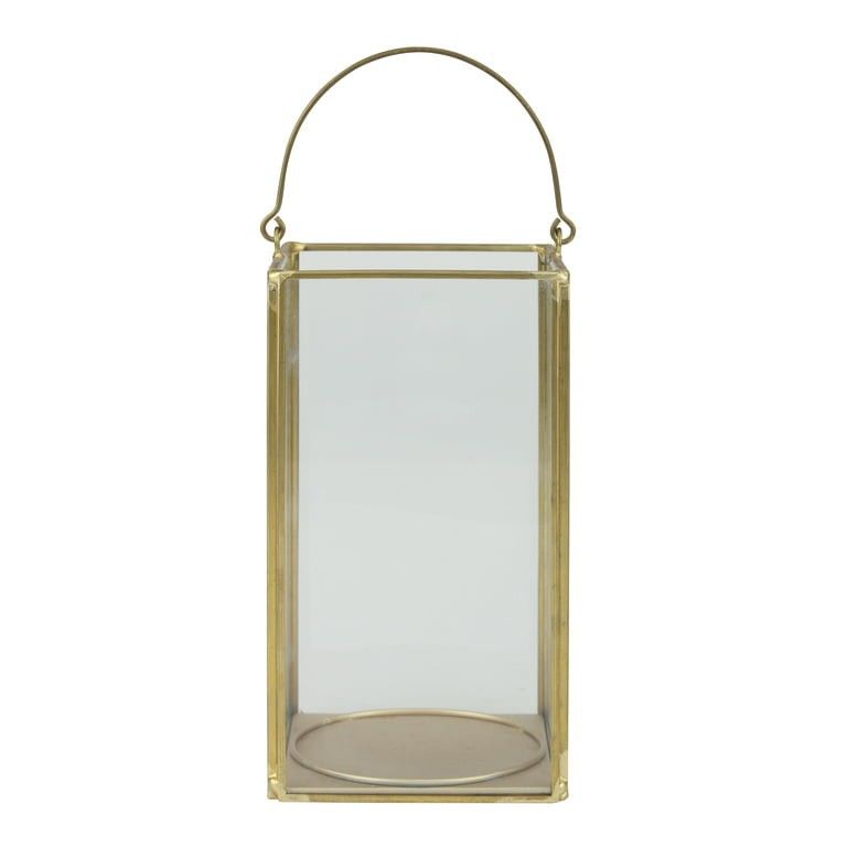 walmart Better Homes & Gardens Medium Decorative Gold Metal Lantern, | Walmart (US)