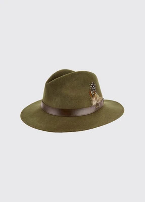 Dubarry US Gallagher Felt Hat - Olive - Gallagher Felt Hat - Olive | Shop.com