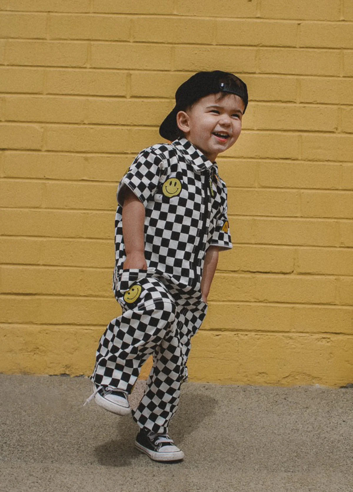 Checker Smile Squad Mechanic Suit | Little Trouble