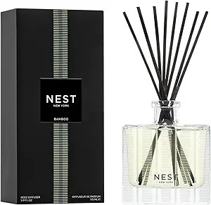 NEST New York Reed Diffuser, Bamboo - 5.9 fl oz - Fragrance for Up to 90 Days - Reusable, Refilla... | Amazon (US)