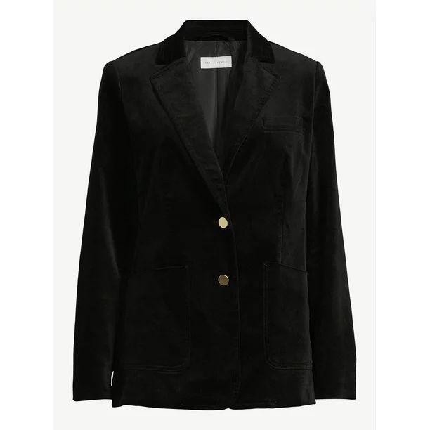 Free Assembly Women's Patch Pocket Blazer - Walmart.com | Walmart (US)