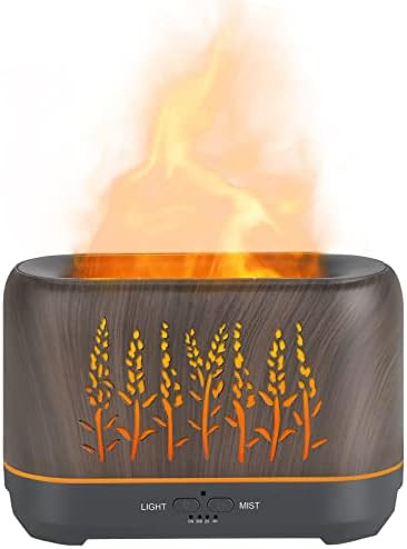 OKTOYO Essential Oil Diffuser with Flame Light, Upgraded Super Quiet Diffusers for Aromatherapy E... | Amazon (US)