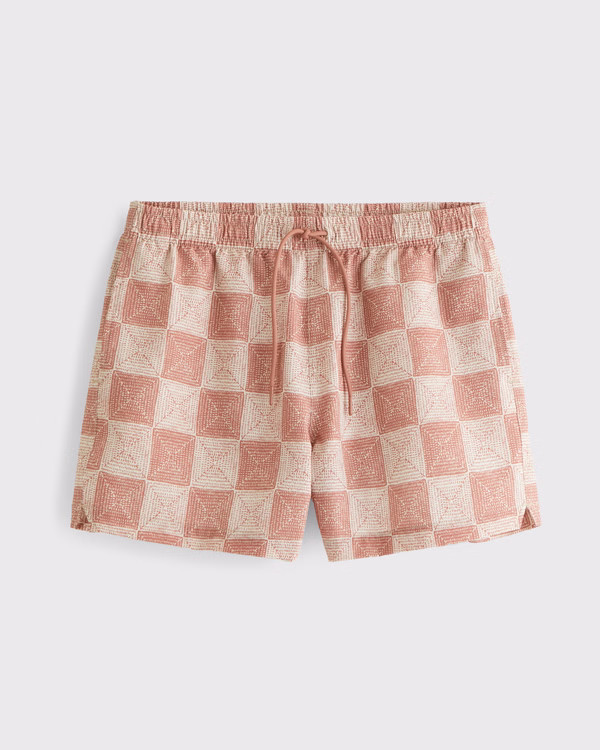 Men's Pull-On Seersucker Swim Trunk | Men's Swimwear | Abercrombie.com | Abercrombie & Fitch (US)