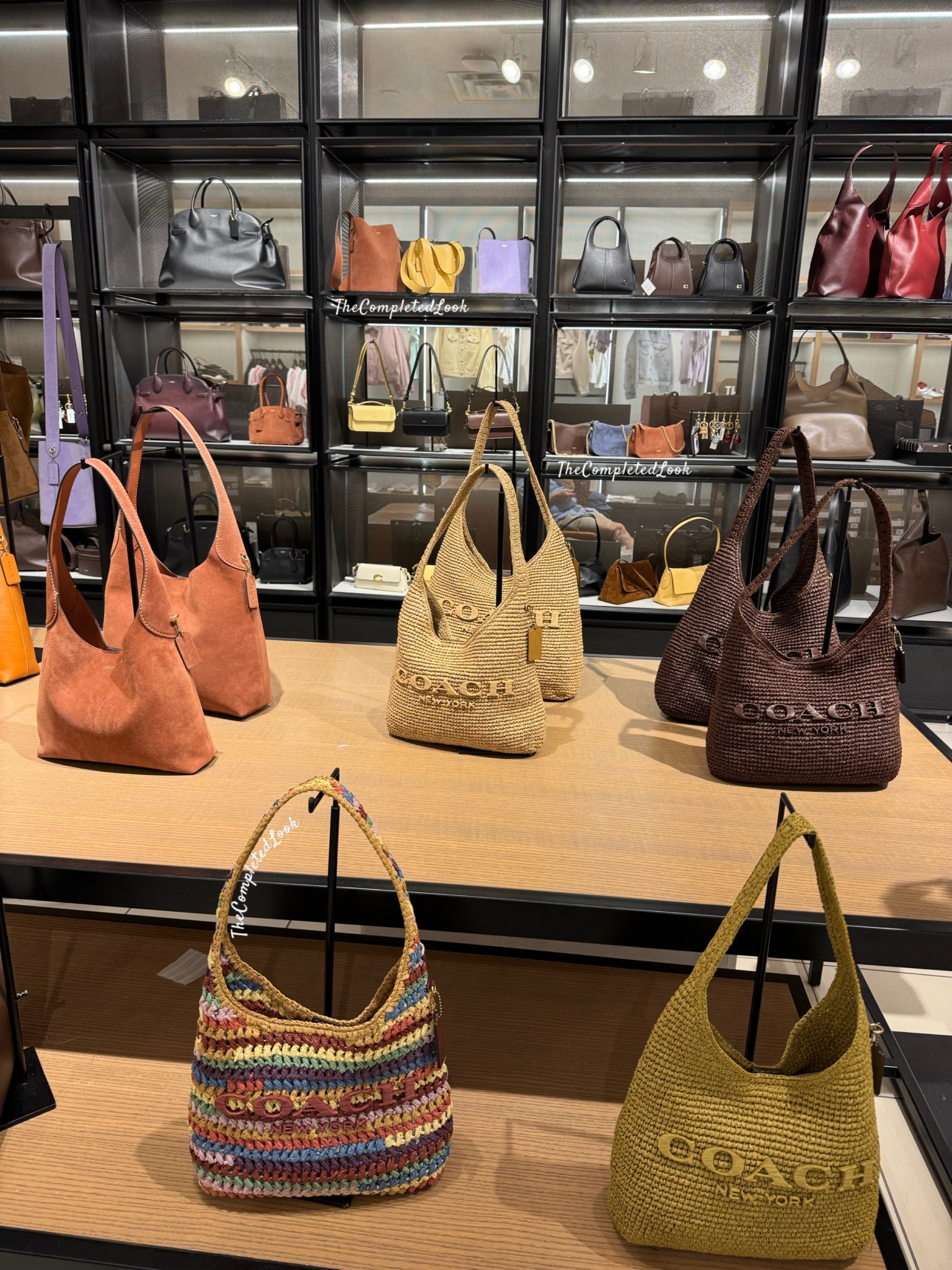 Coach Brooklyn shoulder bags sitting pretty for spring and summer! #coachbrooklyn