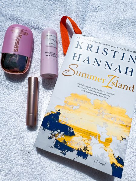 What I’m currently reading! Glow recipe watermelon SPF stick. Kosas tinted sunscreen. Lawless lip plumper in ‘lover’ - it’s amazing! 

#LTKSwim #LTKBeauty #LTKTravel