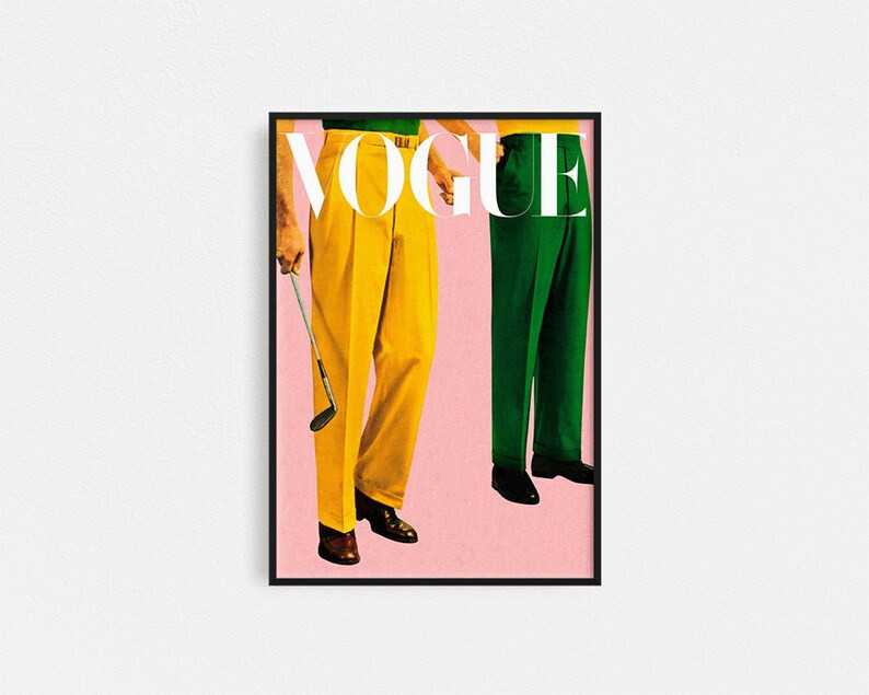 Poster Hub  Vogue Golf Issue - Etsy | Etsy (US)