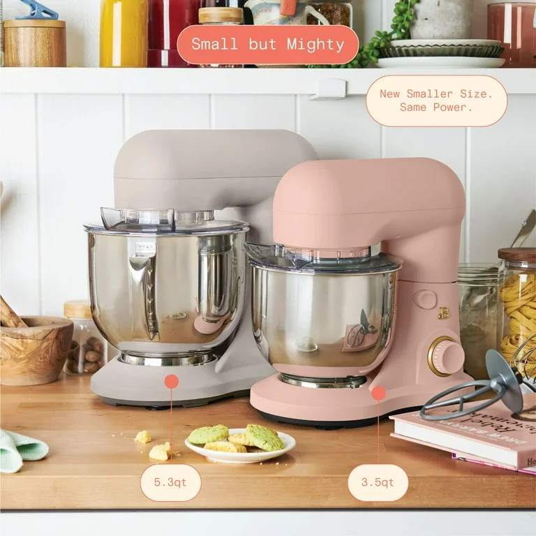 Beautiful 3.5 Qt Stand Mixer, Lightweight & Powerful with Tilt-Head, Rose by Drew Barrymore | Walmart (US)