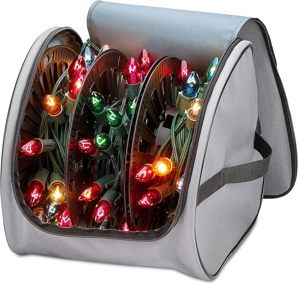 Premium Christmas Light Storage Bag – Heavy Duty Tear Proof 600D/Inside PVC Material with Reinf... | Amazon (US)