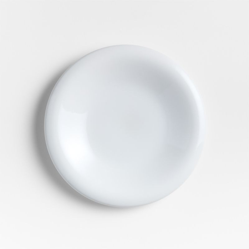 Caesna White Stoneware Salad Plate | Crate & Barrel | Crate & Barrel