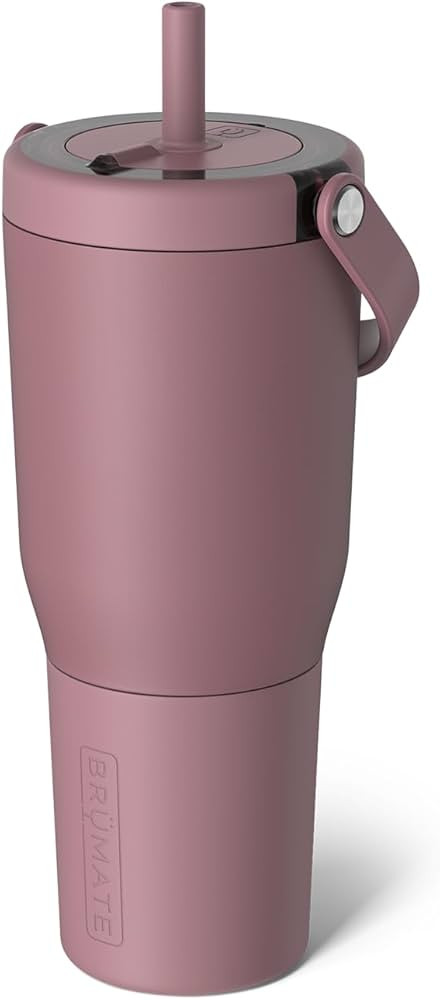 BrüMate Resa 35oz 100% Leakproof Travel Tumbler w/Handle & Straw | Flexible SoftSip Straw | Sili... | Amazon (US)