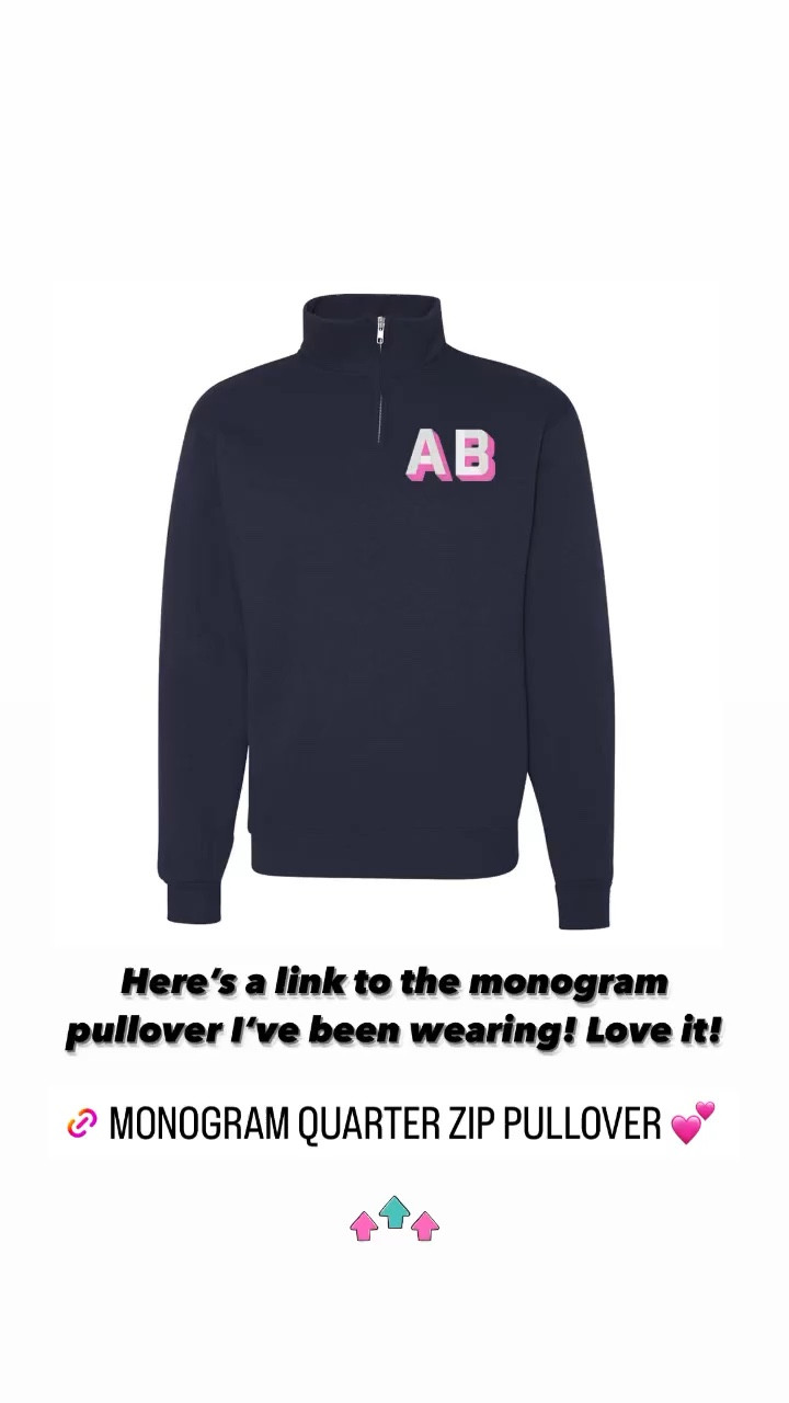 One of my favorite pullovers and it has my monogram in cute block letters! I wear the 2x. 

#LTKFestival #LTKSeasonal #LTKU