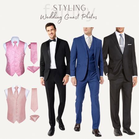 Styling for Wedding Guest Photos Men Tuxedo Black Tie  

#LTKfamily #LTKstyletip #LTKSeasonal