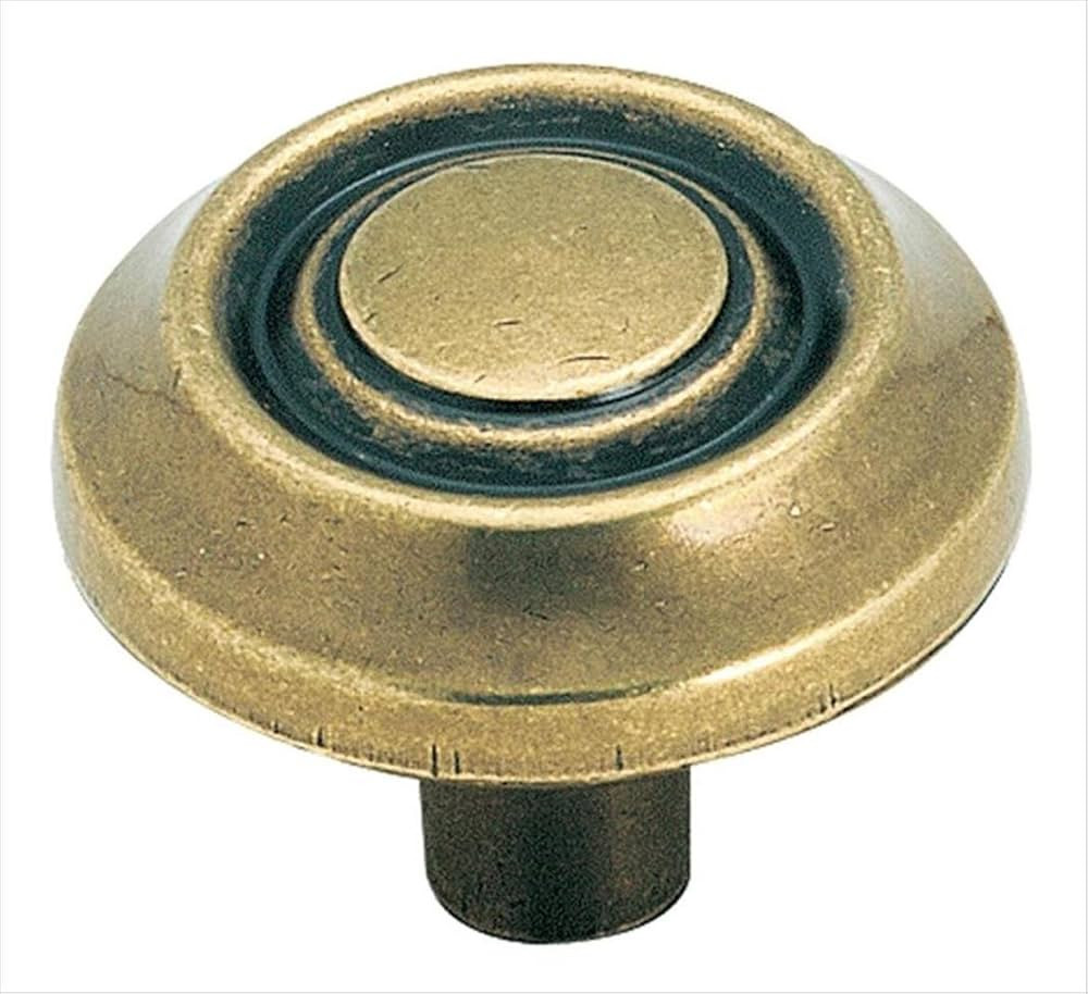 Amerock | Cabinet Knob | Burnished Brass | 1-1/4 inch (32 mm) Diameter | Everyday Heritage | 1 Pa... | Amazon (US)