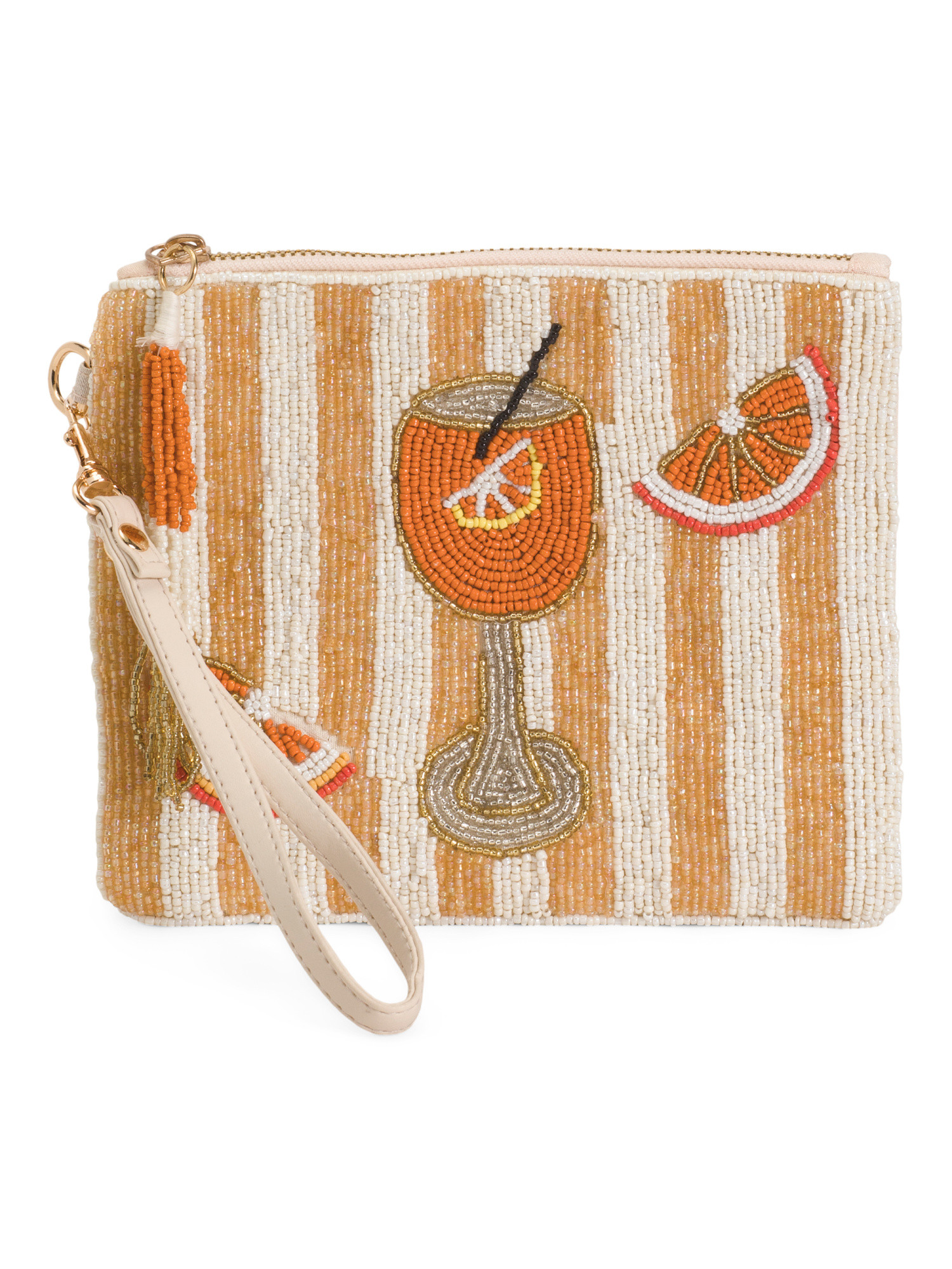 Aperol Spritz Beaded Wristlet | TJ Maxx