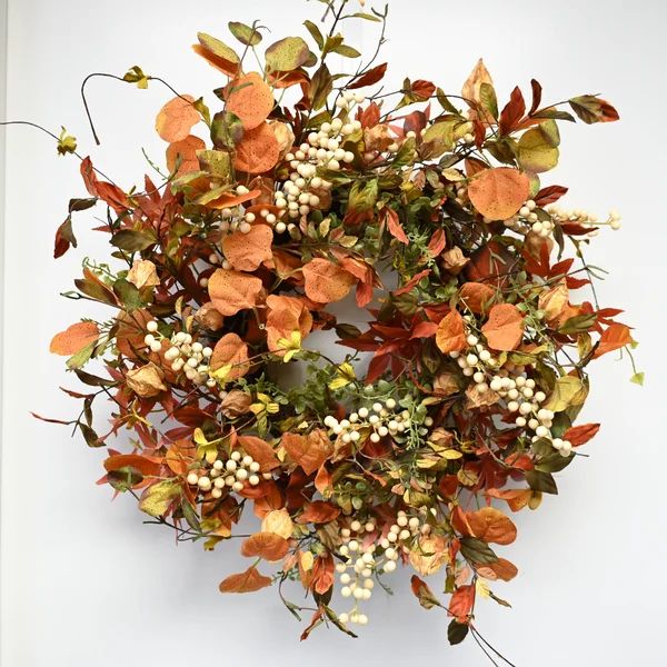 Wreaths Handcrafted Faux Grapevine 24'' Wreath | Wayfair North America