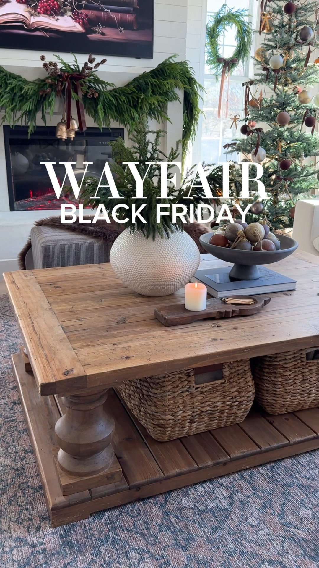 Shop the Black Friday sale at @Wayfair with up to 80% off and free shipping! I’m 
doing a roundup of my Wayfair favorites in my home that are currently on sale. 
Don’t miss these great deals! I’ll be sharing more in my stories.
Coffee Table, Christmas Tree, Planters, Bench, Rug, Mirror, Bed, Nightstand, 
Outdoor Firepit, Norfolk Garland, Bells, Cabinet, Marble End Table,

#LTKHome #LTKWatchNow #LTKCyberWeek