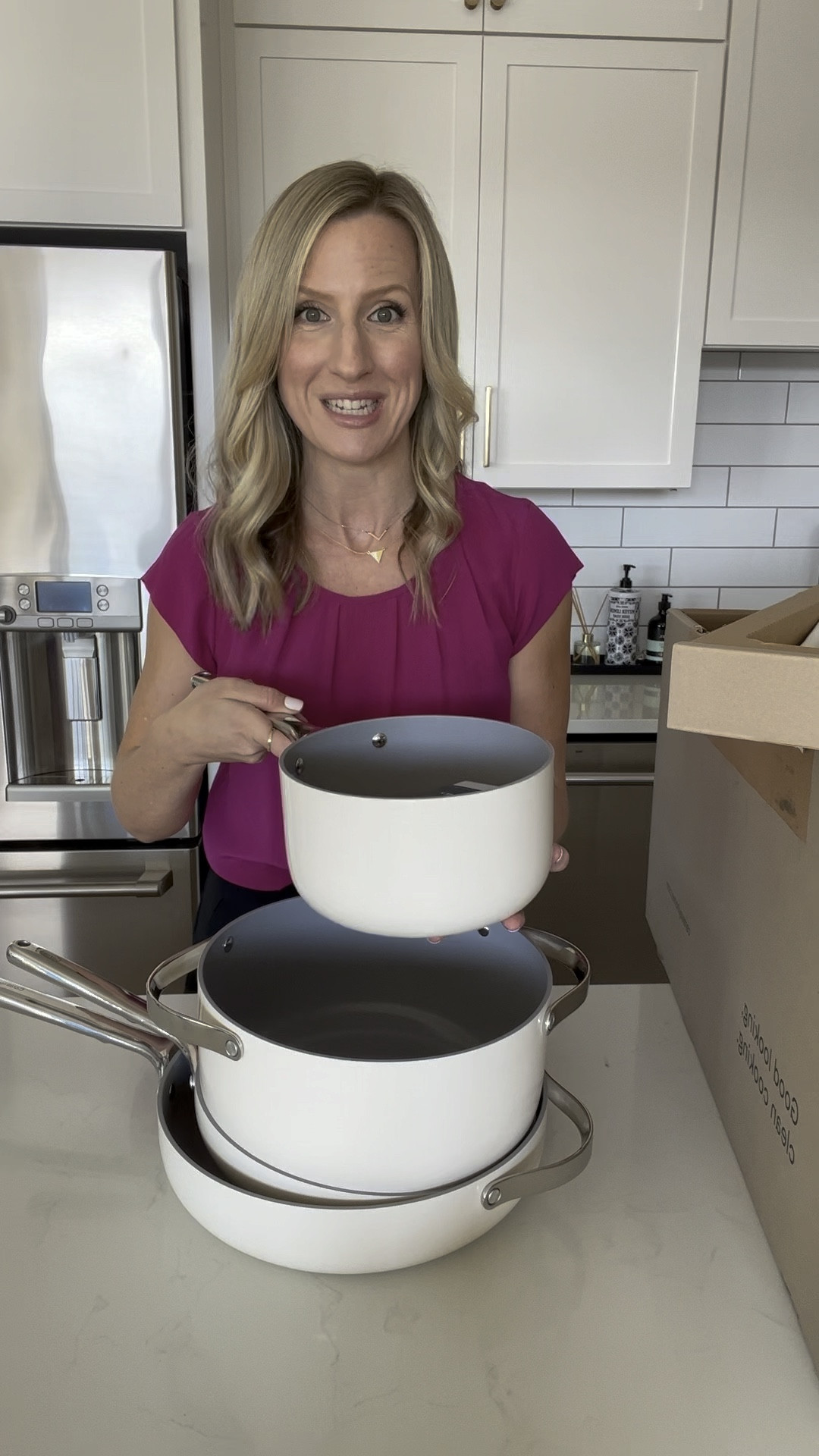 Non toxic cooking is super important to keep your family safe and healthy. This non toxic cooking set from Caraway is my favorite.  #nontoxic #nontoxiccooking #nontoxiccookware 

#LTKfamily #LTKhome #LTKkids