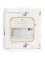 Watercolor Skier Pillowcase Set | TJ Maxx