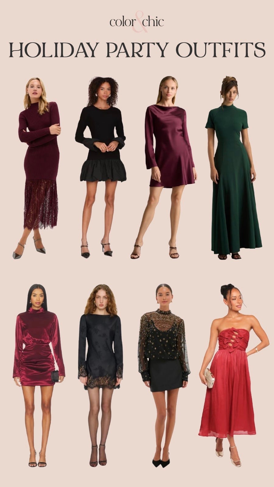 Holiday party outfits that I love for the season. Perfect for Christmas activities, New Years Eve, and more 

#LTKootd #LTKHoliday
