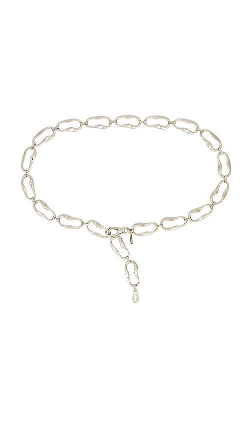 B-Low the Belt Alessia Chain Belt in Metallic Silver. | Revolve Clothing (Global)