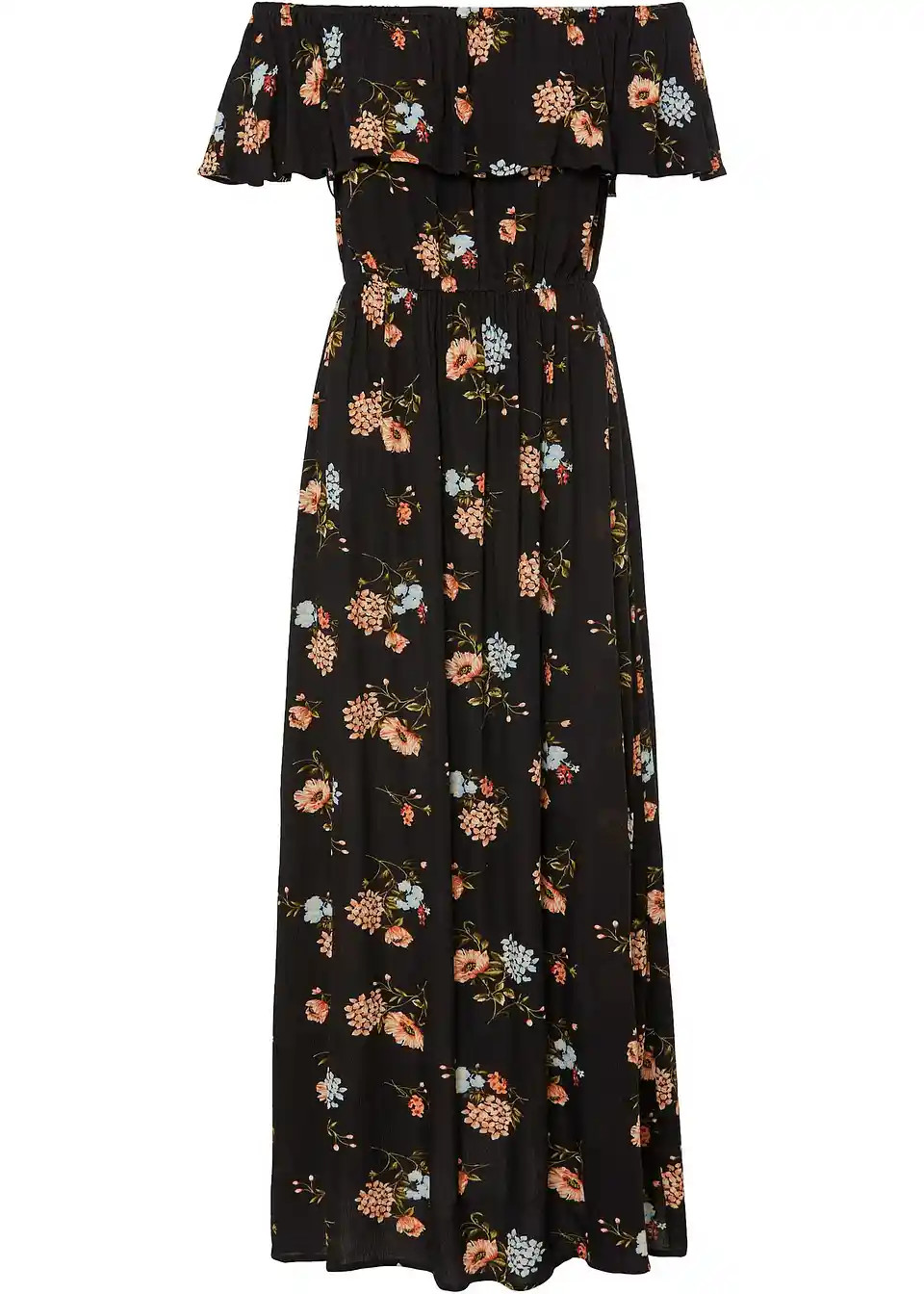 Carmen-Kleid aus flie\u00dfender Viskose | Bonprix DE