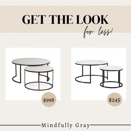 Get the look for less! Nesting coffee table 

#LTKhome