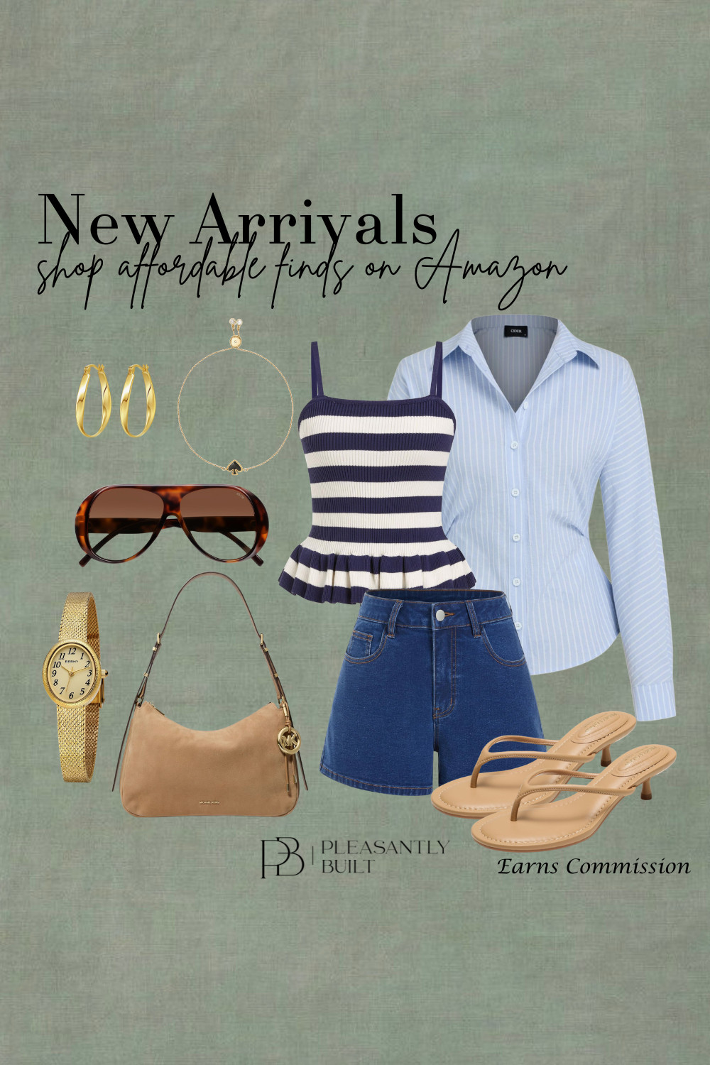 New arrivals you’ll love 🤎 Cropped faux suede jacket, flattering jeans, flare leggings, chic dresses, trendy purses, stylish tops, statement jewelry, sandals, and must-have sunglasses — all fresh Amazon finds. The perfect mix of elevated basics and standout pieces to refresh your wardrobe for the season.
#AmazonNewArrivals #WomensFashionFinds #AmazonStyle #TrendingNow #WomensWardrobe #AffordableChic #OOTDInspo #StyleRefresh #EverydayFashion #AmazonFashion #CasualChic #SeasonalStyle #pleasantlybuilt 

 #LTKSpringSale #LTKmomlife #LTKTravel