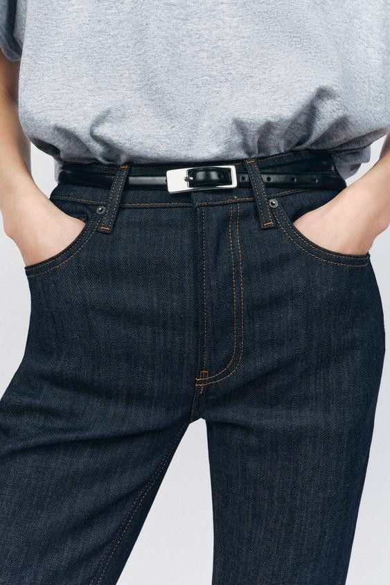 THIN LEATHER BELT | Zara US