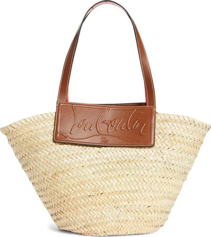 Loubishore Logo Straw Tote | Nordstrom
