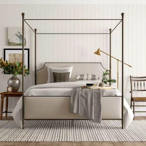 Perran Upholstered Canopy Bed | Wayfair North America