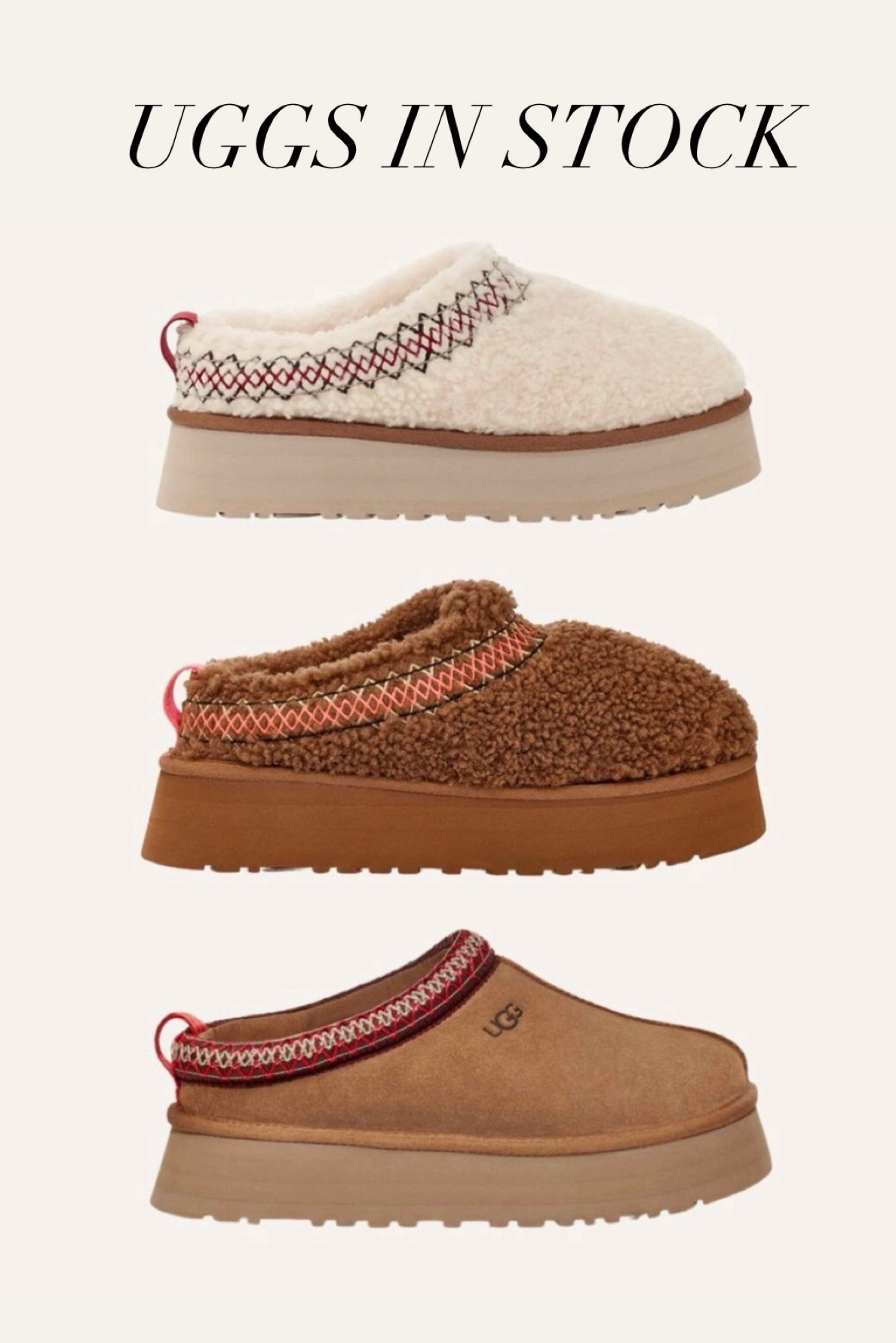 Uggs in stock!

#LTKSeasonal