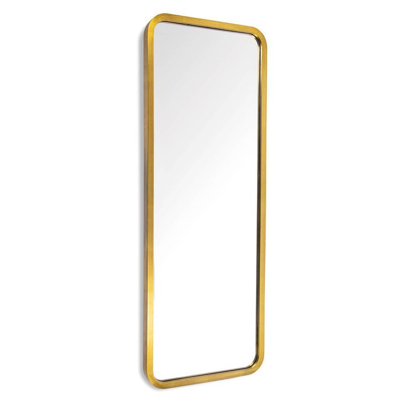 Scarlett Rectangular Wall Mirror, Gold Leaf | One Kings Lane