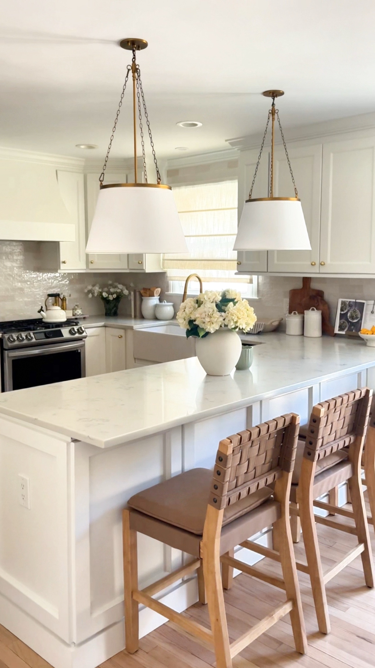 Our kitchen has gone through a full transformation — from our original builder-grade update to something that now feels timeless, elegant, and so much more me.

I linked everything I could from our kitchen makeover, including our lighting, faucet, hardware, and more. Hope this helps if you’re planning a refresh of your own!

#kitchenmakeover #kitchenrefresh #modernorganichome #neutralhome #kitcheninspo #kitchenstyle #timelessdesign #cozyhome #LTKhome

#LTKStyleTip #LTKHome #LTKWatchNow